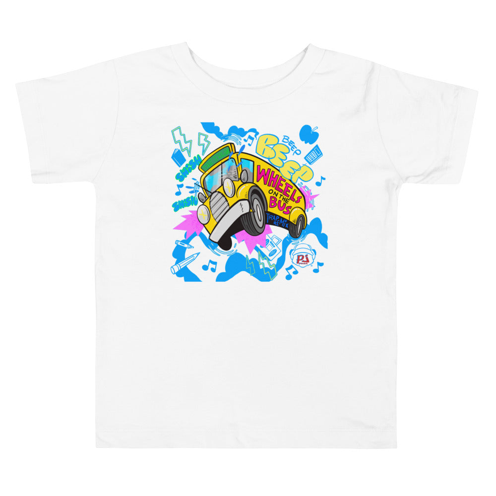 Wheels On The Bus Trap Remix Toddler Tee
