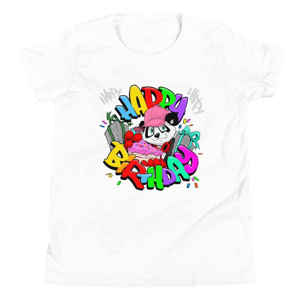 Pj Panda Happy Birthday Youth T-Shirt